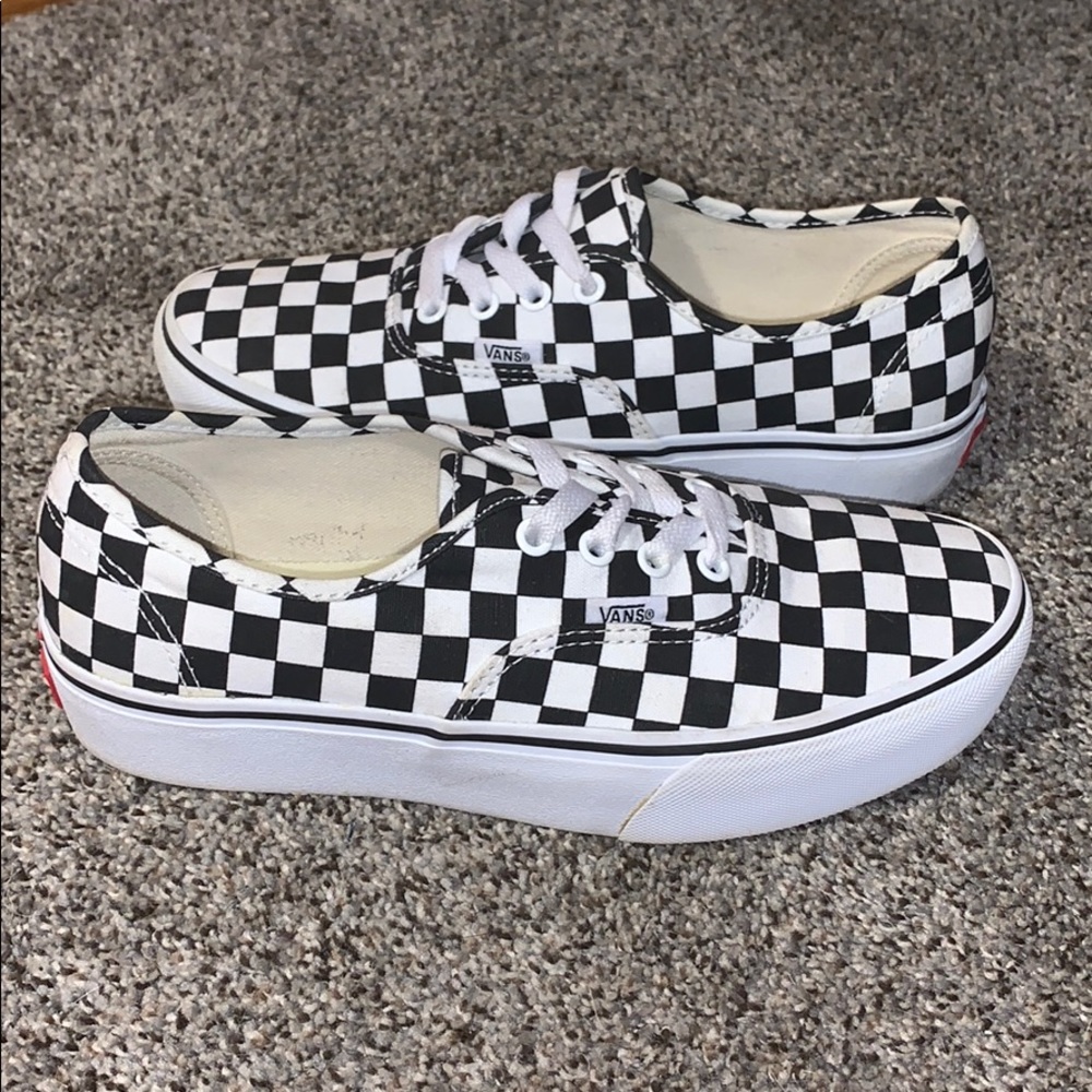 Vans Checkerboard Authentic Platform